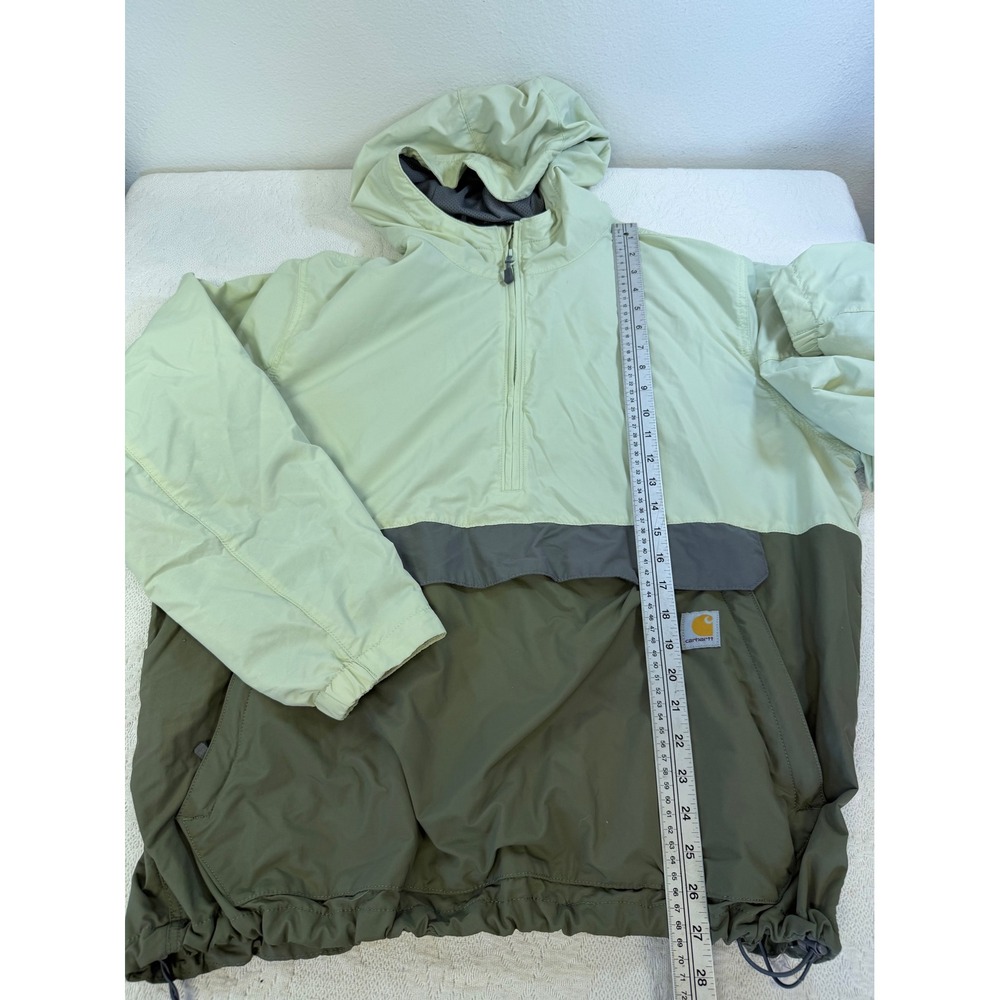 Carhartt Rain Defender Anorak Jacket XL Loose Fit Green Olive OJ5749-M - Picture 3 of 9